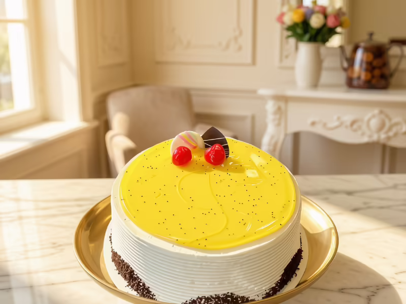 Torta de maracuyá de Pastelería Dulcita en Bogotá
