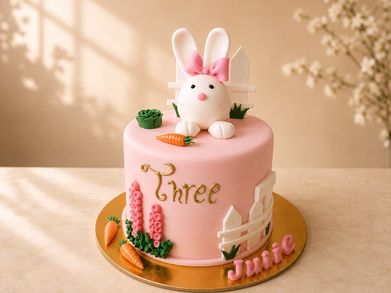 Pastel personalizado para fiesta de niña - Pastelería Dulcita en Bogotá