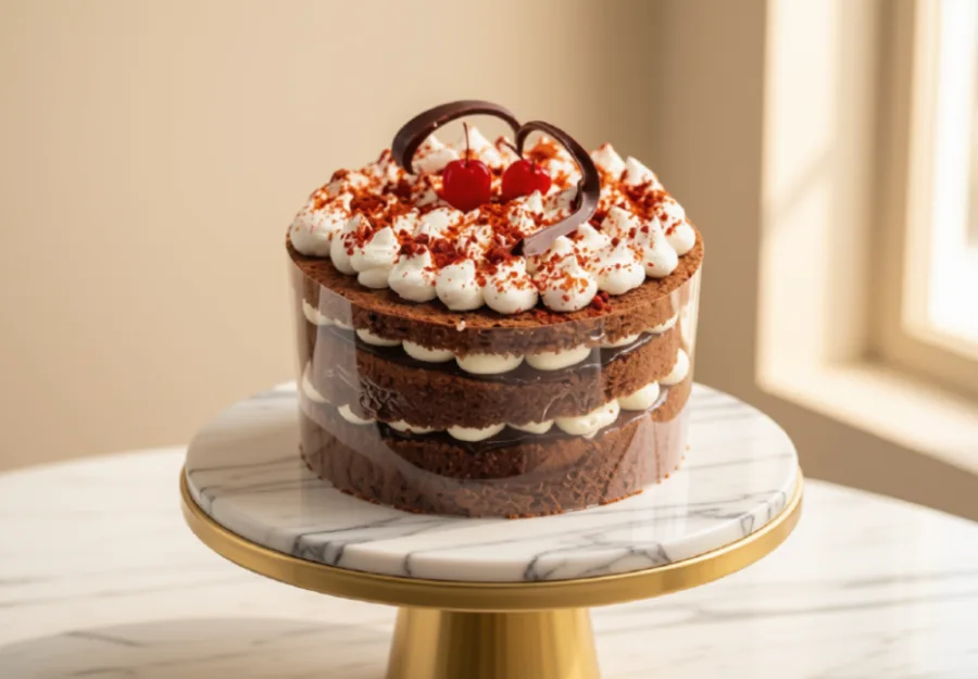 Torta Red Velvet de Pastelería Dulcita con centro de queso crema